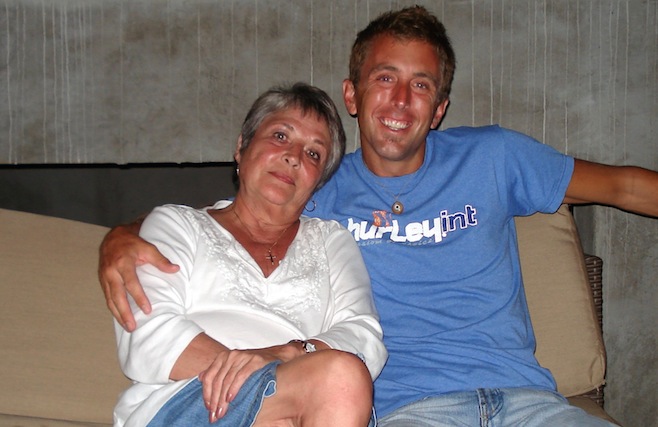 Pat and Mom